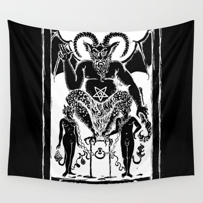 The devil hotsell tarot tapestry