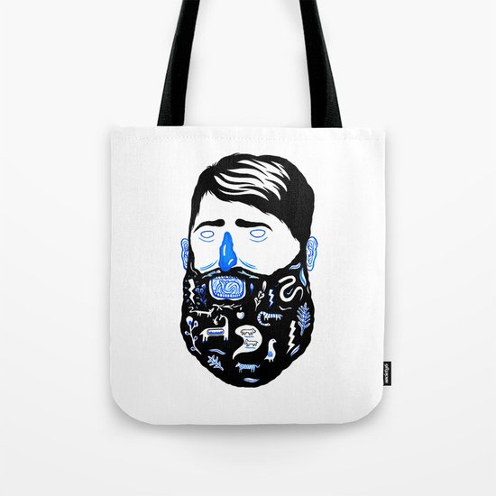 Animal Beard Tote Bag