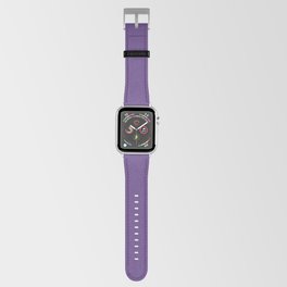Royal Purple deep pure violet solid color modern abstract pattern  Apple Watch Band