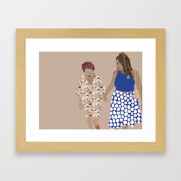Grandma's love Framed Art Print