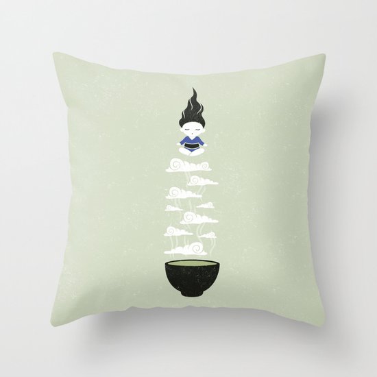 Zen tea II Throw Pillow