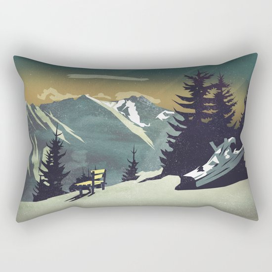 Pause Rectangular Pillow