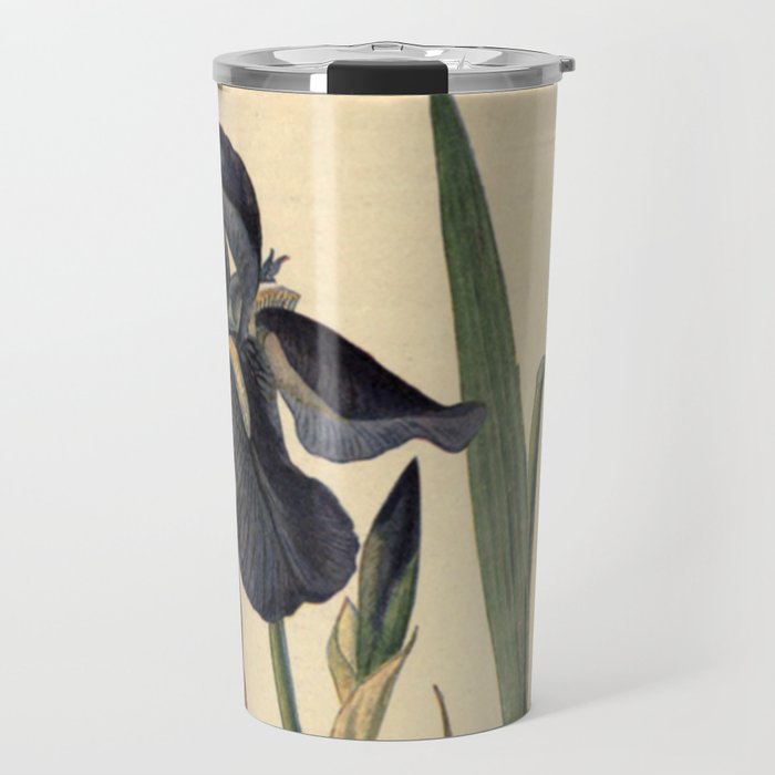 Botanical Iris Travel Mug