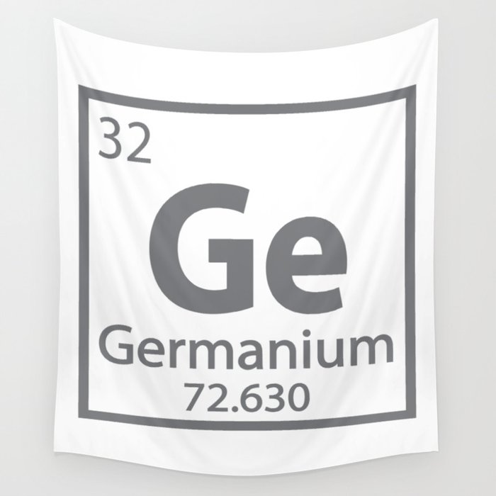 Germanium - Germany Science Periodic Table Wall Tapestry