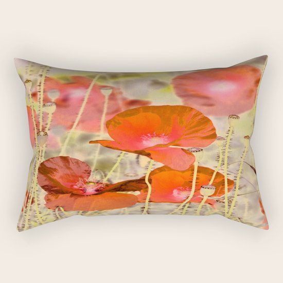 Poppies Rectangular Pillow