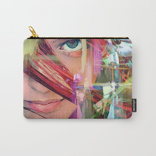 Abstract girl Carry-All Pouch