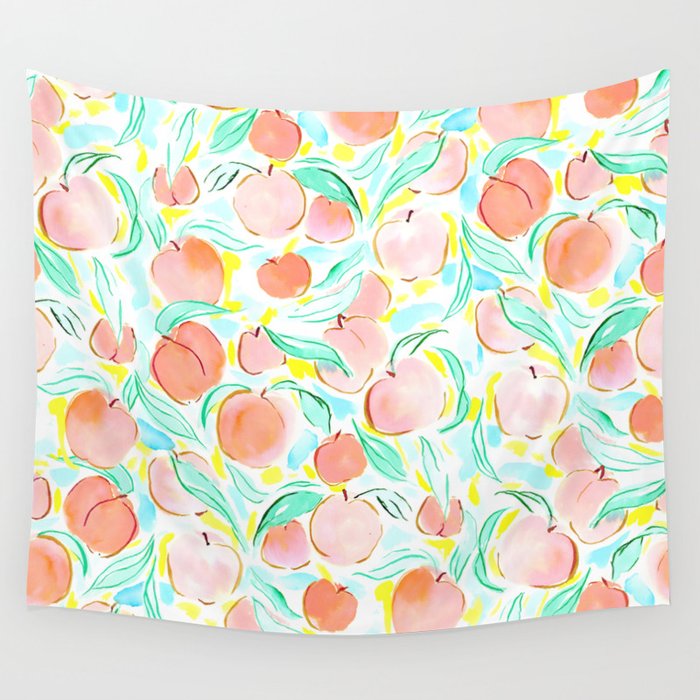 Peachy Wall Tapestry