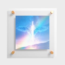 Archangel Michael The Protector Floating Acrylic Print