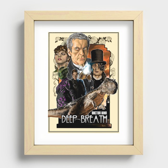Doctor Who: Deep Breath Recessed Framed Print