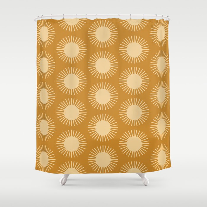 Sun Pattern II Shower Curtain