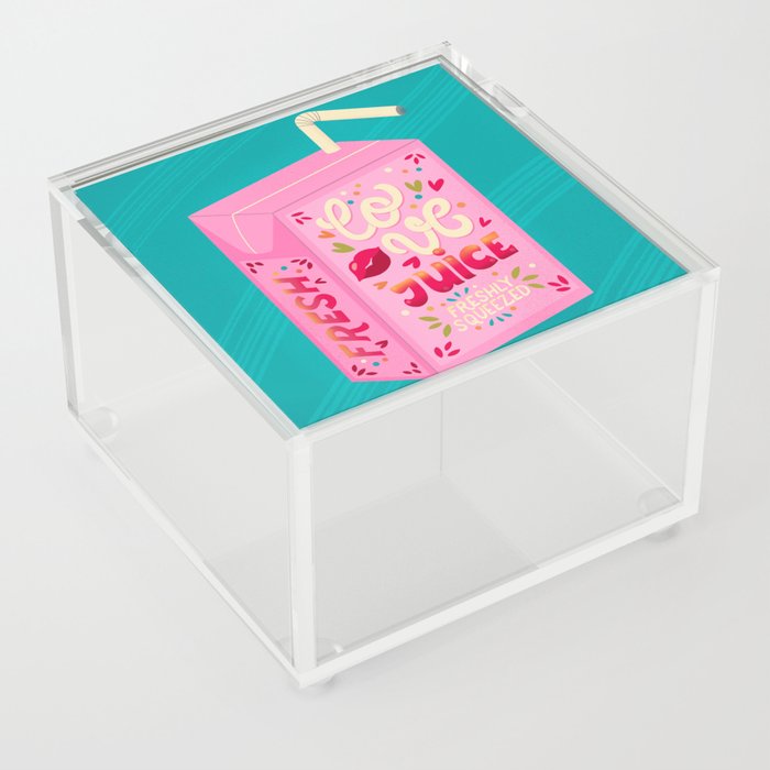 Love Juice Box Acrylic Box