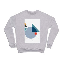 Bahuhaus Style Geometric Abstract Design 01 Crewneck Sweatshirt