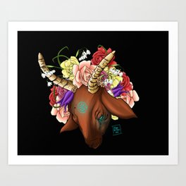 Praise Odin Art Print