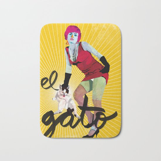 El gato Bath Mat