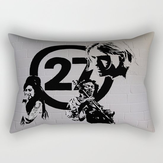 27 club Rectangular Pillow