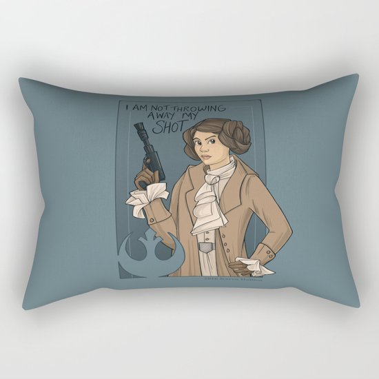 She's Young, Scrappy, and Hungry. Rectangular Pillow