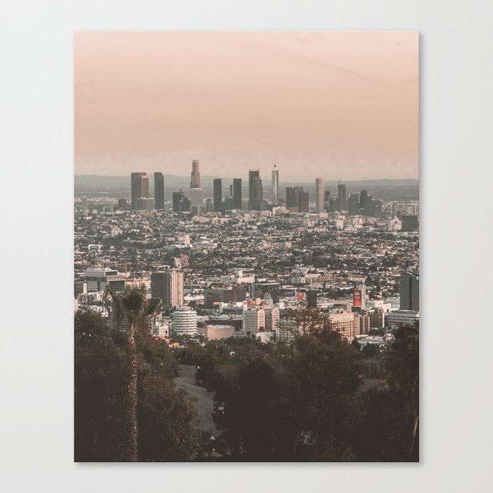 Los Angeles City Canvas Print