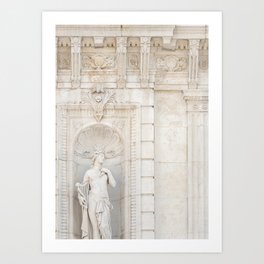 French Rustic Building | City Wall Architecture | Travel Photography in France Art Print
