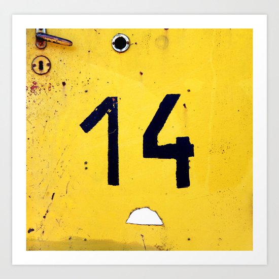 YELLOW Art Print