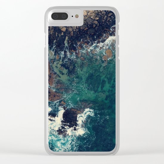 ocean breeze Clear iPhone Case