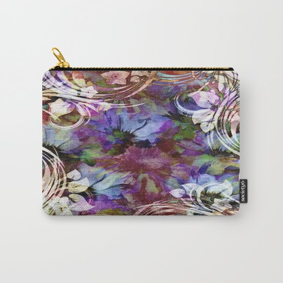Fancy Midnight Floral Carry-All Pouch