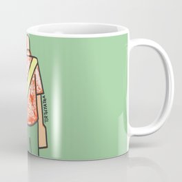 a man going to work to fill up the voids Coffee Mug