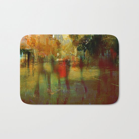 Melancholic walk Bath Mat