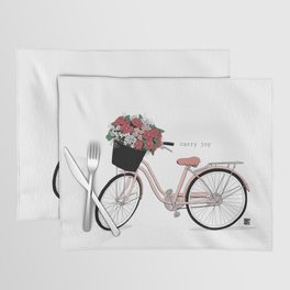 Carry Joy - Vintage Bicycle Placemat