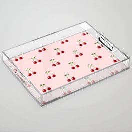 Sweet Cherries Acrylic Tray