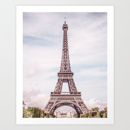 Paris City Eiffel Tower Art Print
