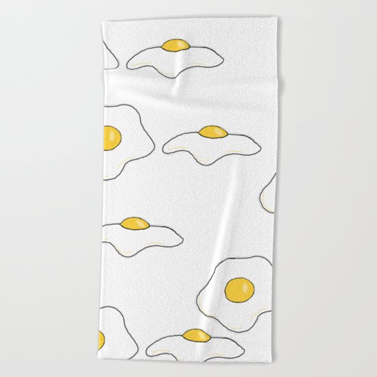 Breakfast Omelet (Eggs) Beach Towel