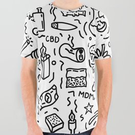 Medicinal Life All Over Graphic Tee