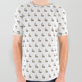 WTF Cat All Over Graphic Tee