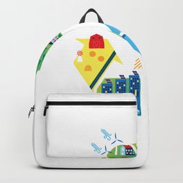 Don't Be Trashy Green Environment Tree Earth Day Backpack