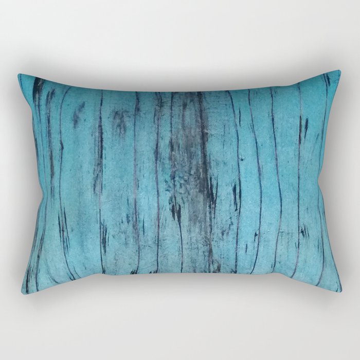 Blue Rectangular Pillow