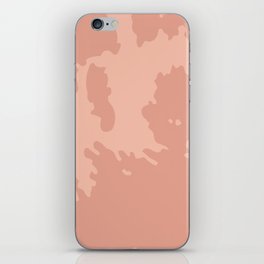 Soft Pink Cowhide Spots  iPhone Skin