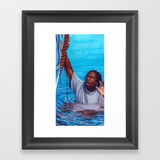 Melting Away Framed Art Print