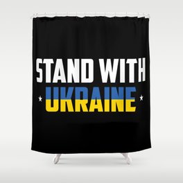 Stand With Ukraine Shower Curtain