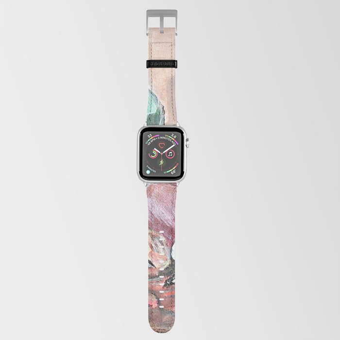 Chopping Vegetables Abstract Painting Apple Watch Band