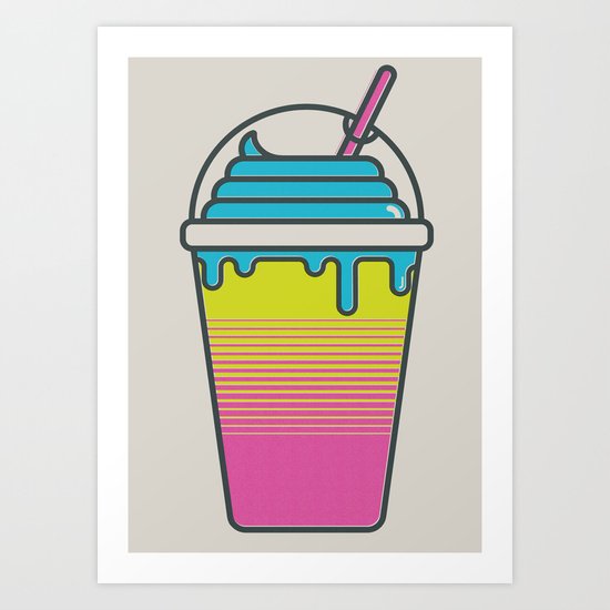 Brain Freeze Art Print