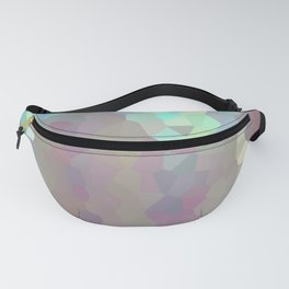 Iridescent Crystal Pattern Fanny Pack