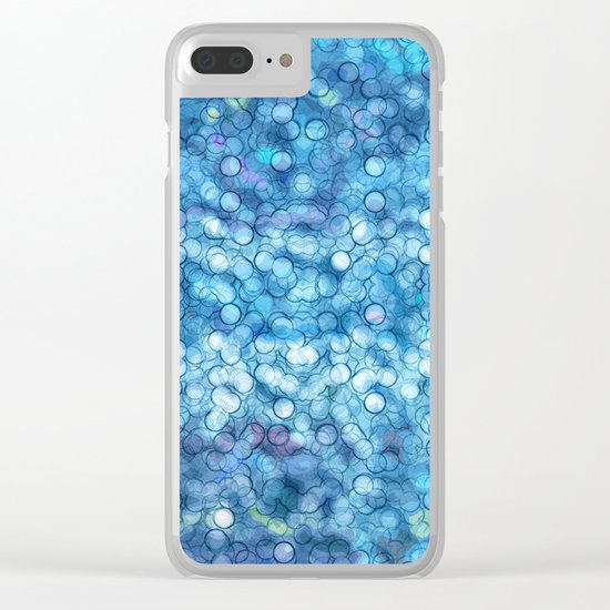 Abstract circle #3 Clear iPhone Case