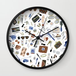 Girly Objects Wall Clock
