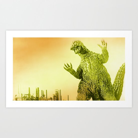 Godzilla 2 Art Print
