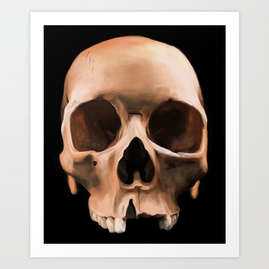 Skull Art Print