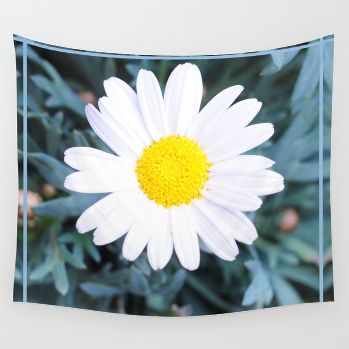 SMILE - Daisy Flower #1 Wall Tapestry