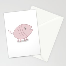 Pigfish Stationery Card