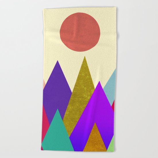 Abstract #441 Beach Towel