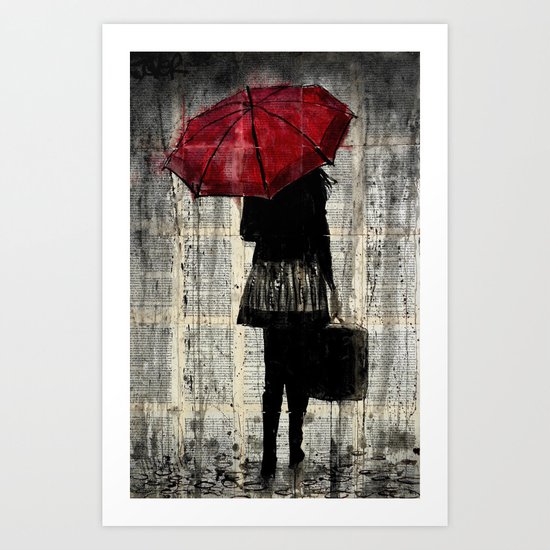 FEELS LIKE RAIN Art Print