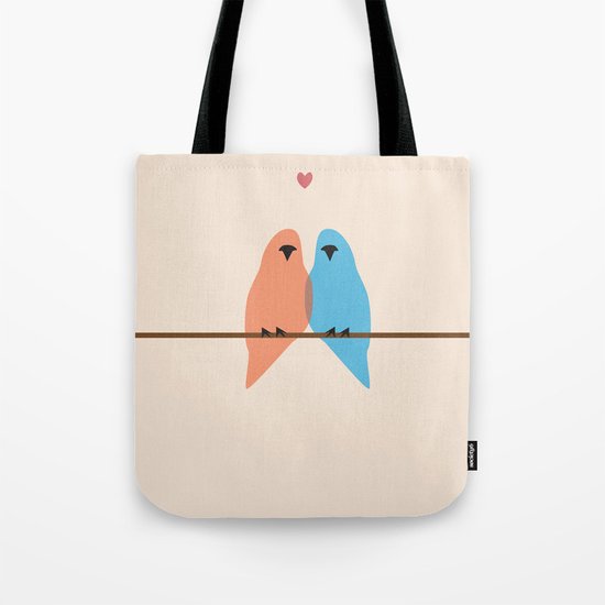 Love Birds Tote Bag